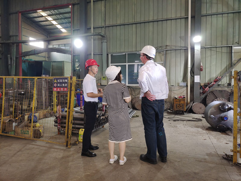 澳大利亞客戶來中國過濾器廠家深度探訪